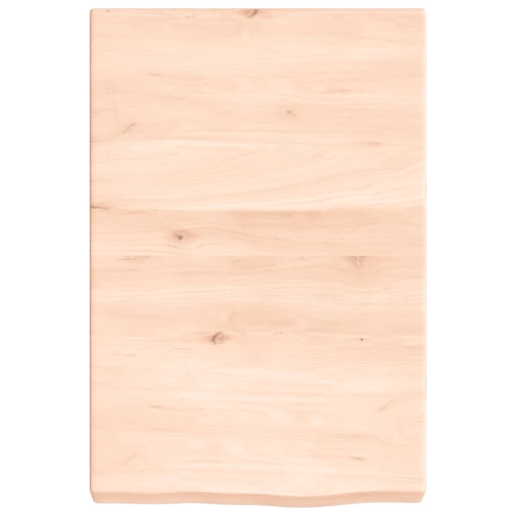 vidaXL Estante de pared madera maciza roble sin tratar 40x60x(2-6) cm