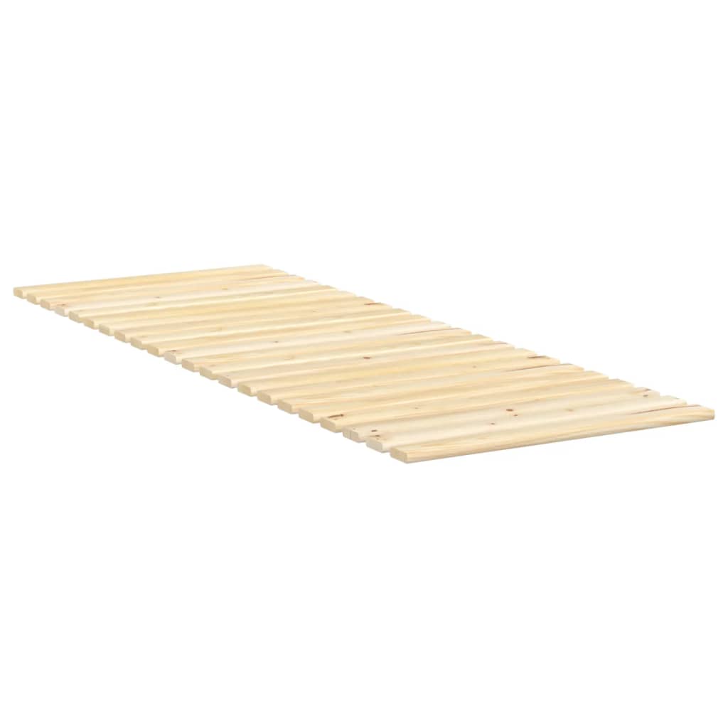 vidaXL Láminas de somier de cama madera maciza de pino 70x200 cm