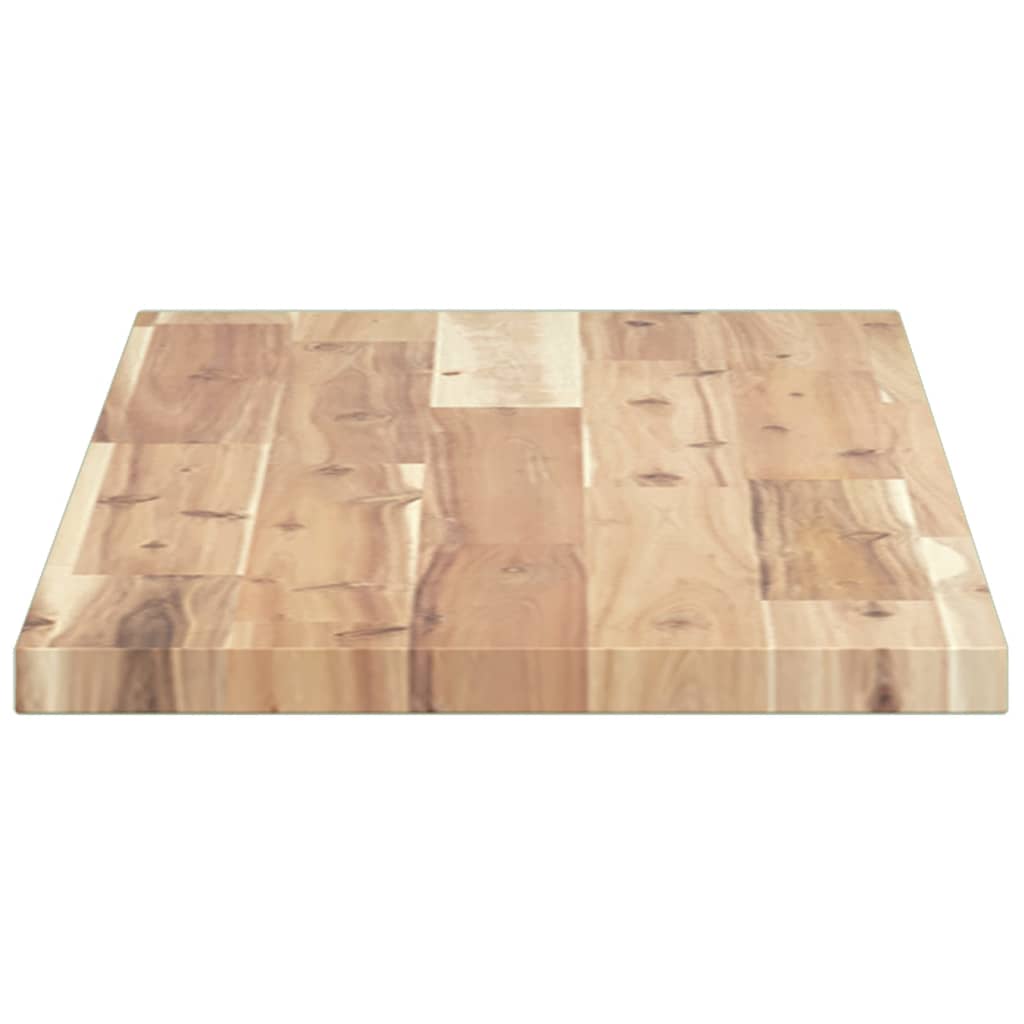 vidaXL Estantes flotantes 2 uds madera acacia sin tratar 80x30x2 cm