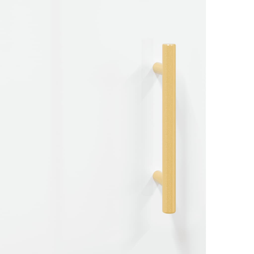 vidaXL Armario pared madera contrachapada blanco brillo 60x31x60 cm