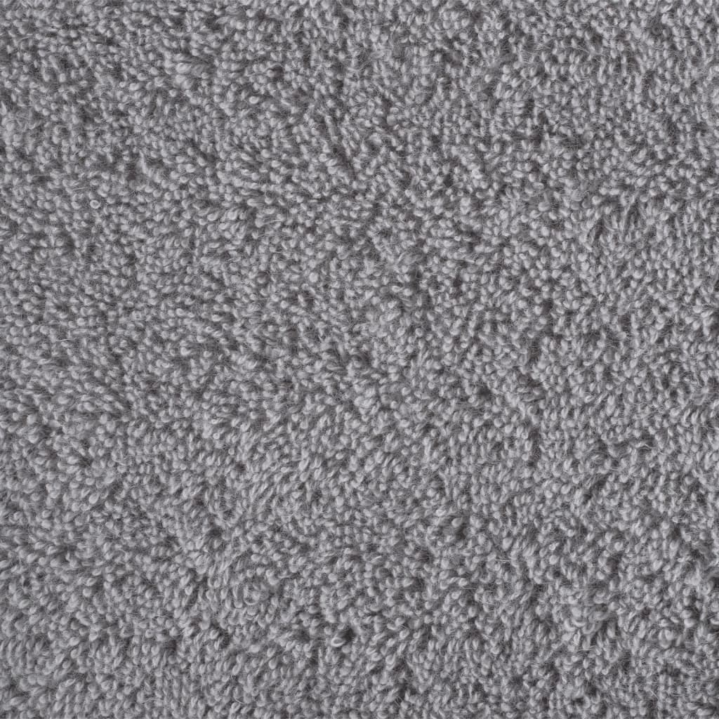 vidaXL Toallas SOLUND 2 unidades gris 30x30 cm 600 gsm