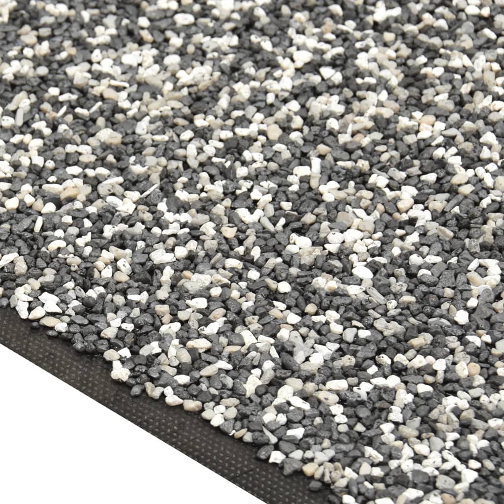 vidaXL Revestimiento de piedra gris 700x60 cm