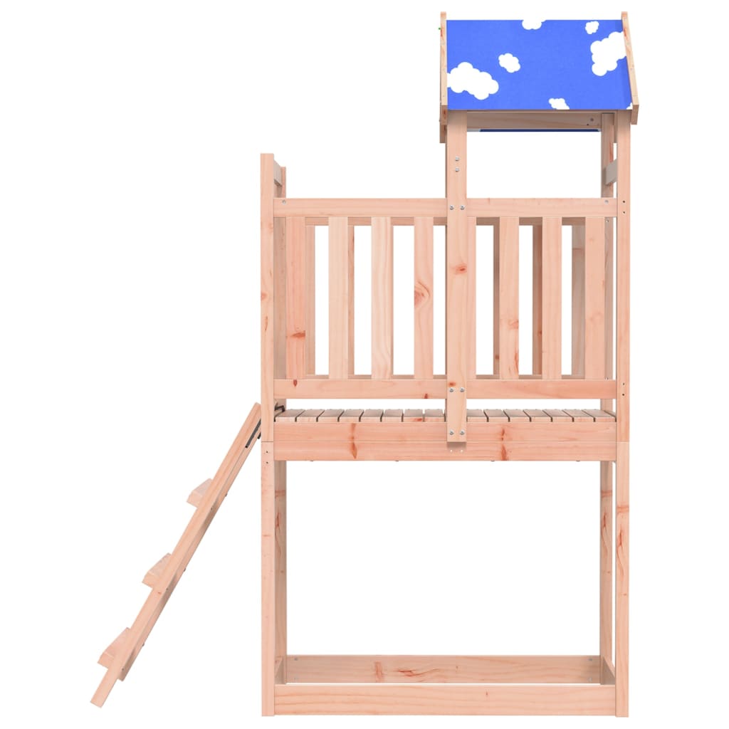 vidaXL Torre de juegos escalera madera abeto Douglas 110,5x52,5x215 cm