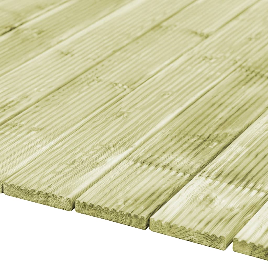 vidaXL Tablas para terraza 40 uds madera de pino impregnada 5,8 m² 1m