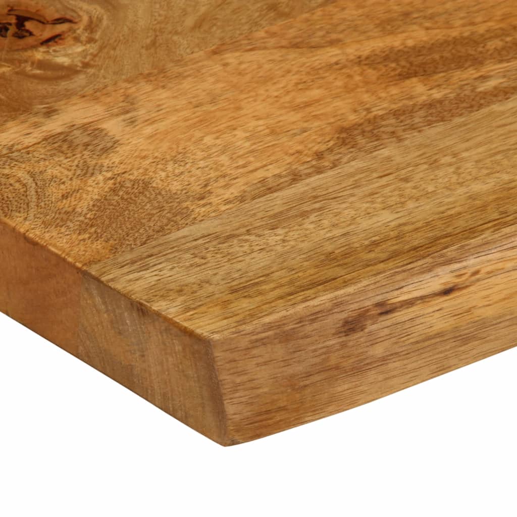 vidaXL Tablero de mesa borde natural madera maciza mango 180x40x2,5 cm