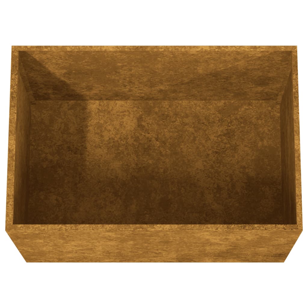 vidaXL Jardinera de acero corten 62x47x46 cm