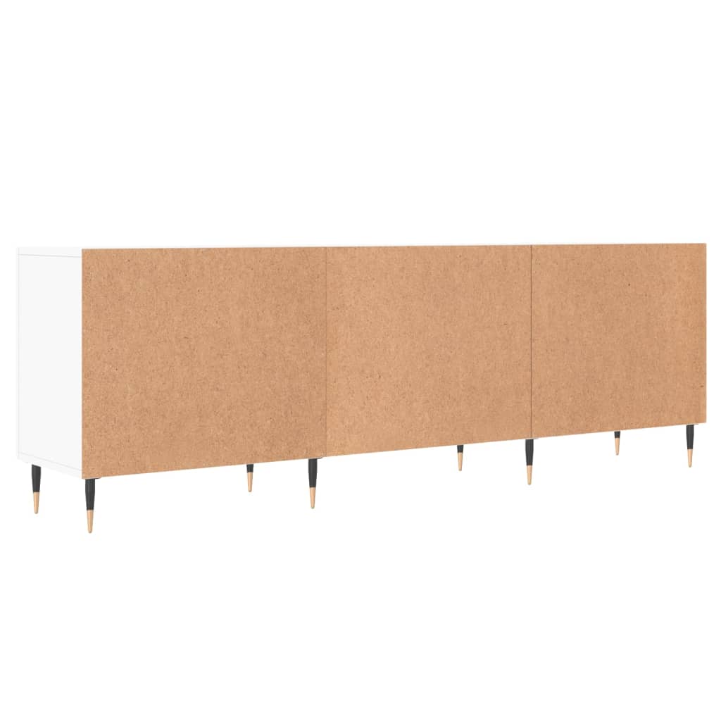 vidaXL Mueble para TV madera de ingeniería blanco 150x30x50 cm