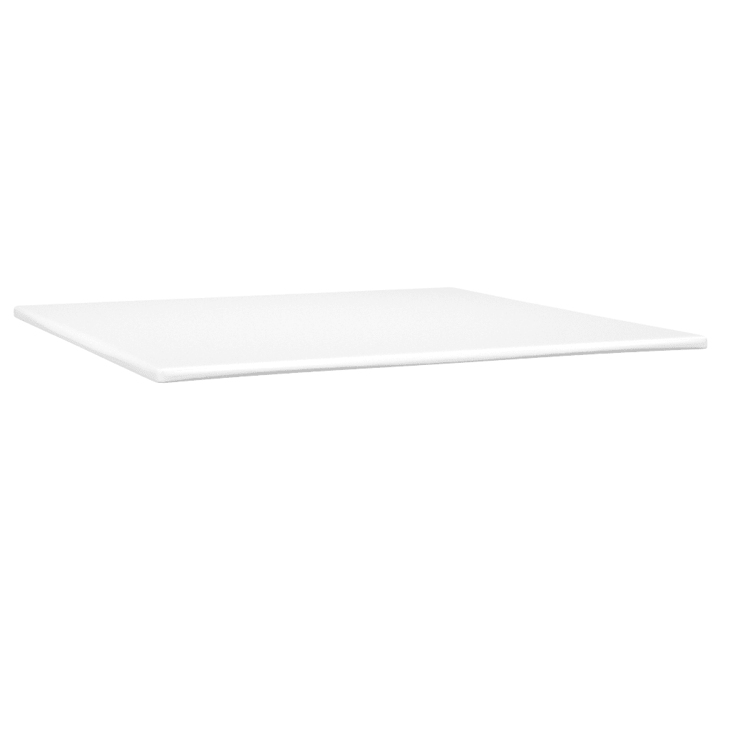 vidaXL Cama box spring colchón y LED cuero sintético gris 200x200 cm