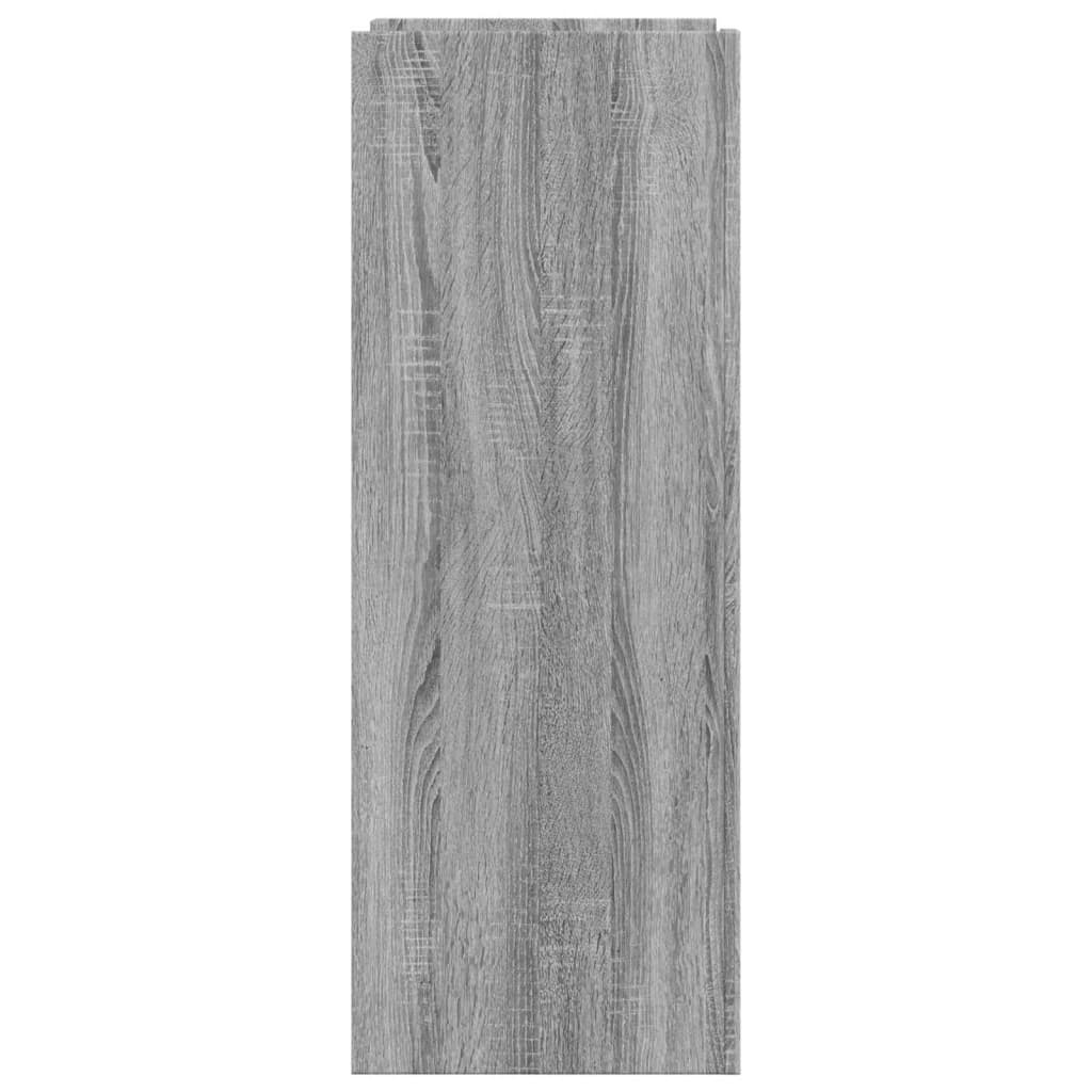 vidaXL Mueble zapatero madera de ingeniería gris Sonoma 52x37,5x100 cm