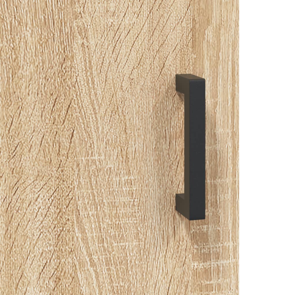 vidaXL Mesa de centro madera contrachapada roble Sonoma 90x50x40 cm