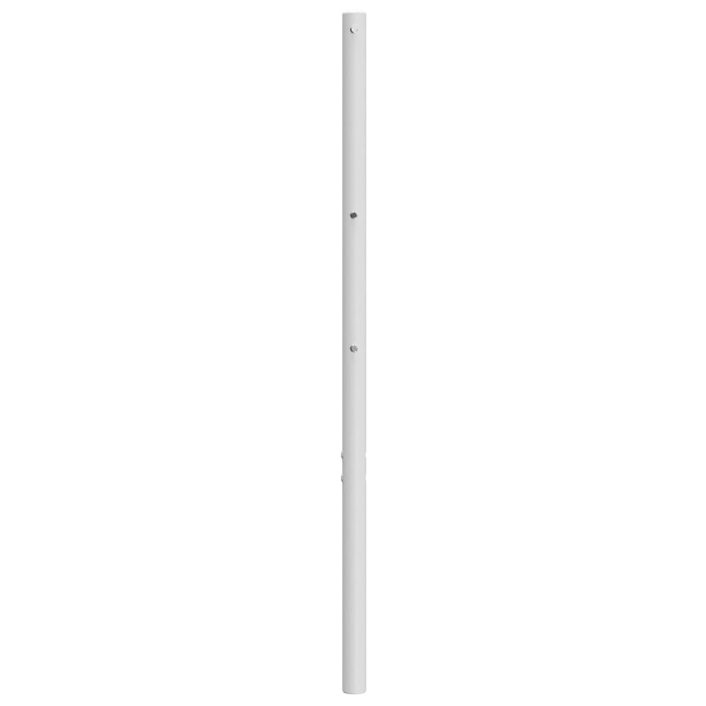 vidaXL Cabecero de metal blanco 135 cm