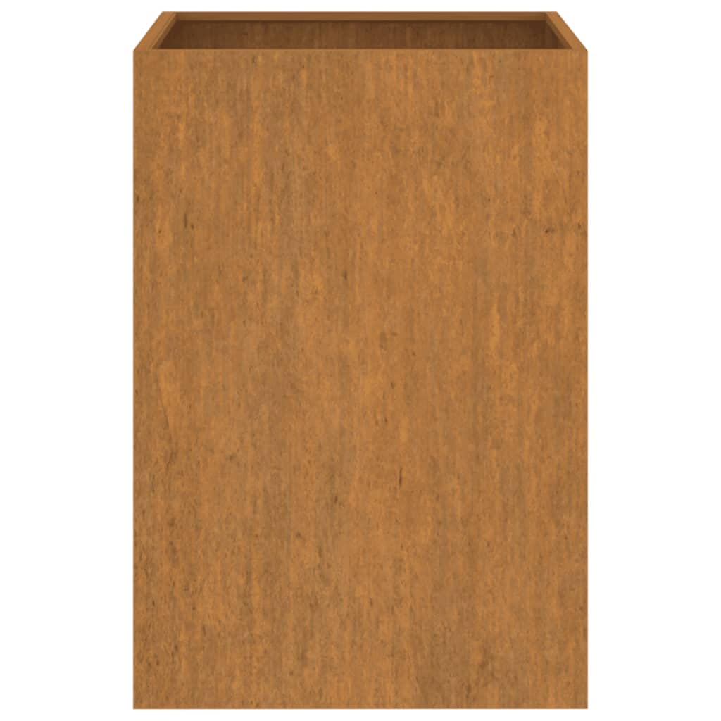 vidaXL Jardinera de acero corten 42x38x75 cm