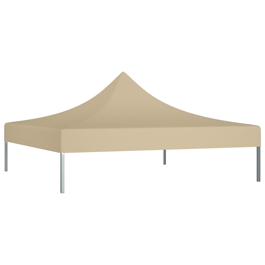 vidaXL Techo de carpa para celebraciones beige 270 g/m²