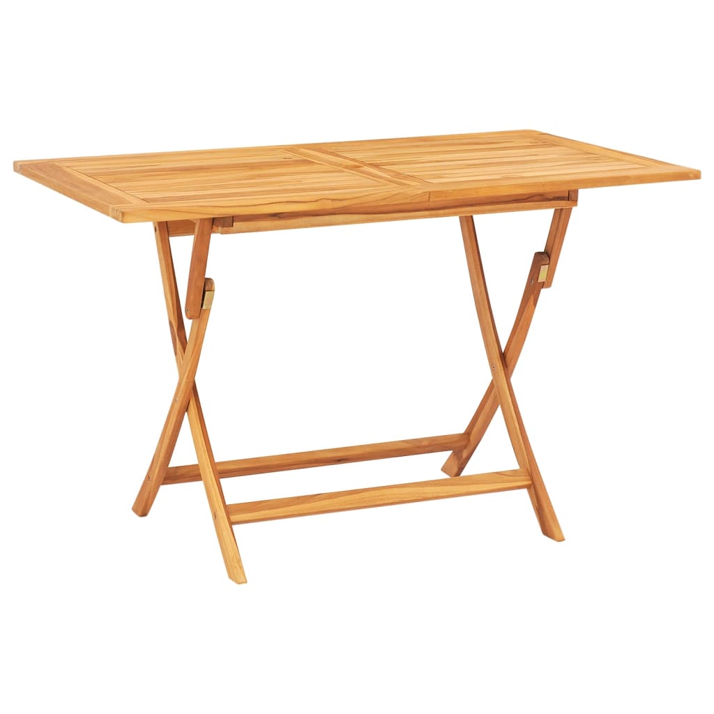 vidaXL Juego de comedor de jardín 7 piezas madera maciza de teca