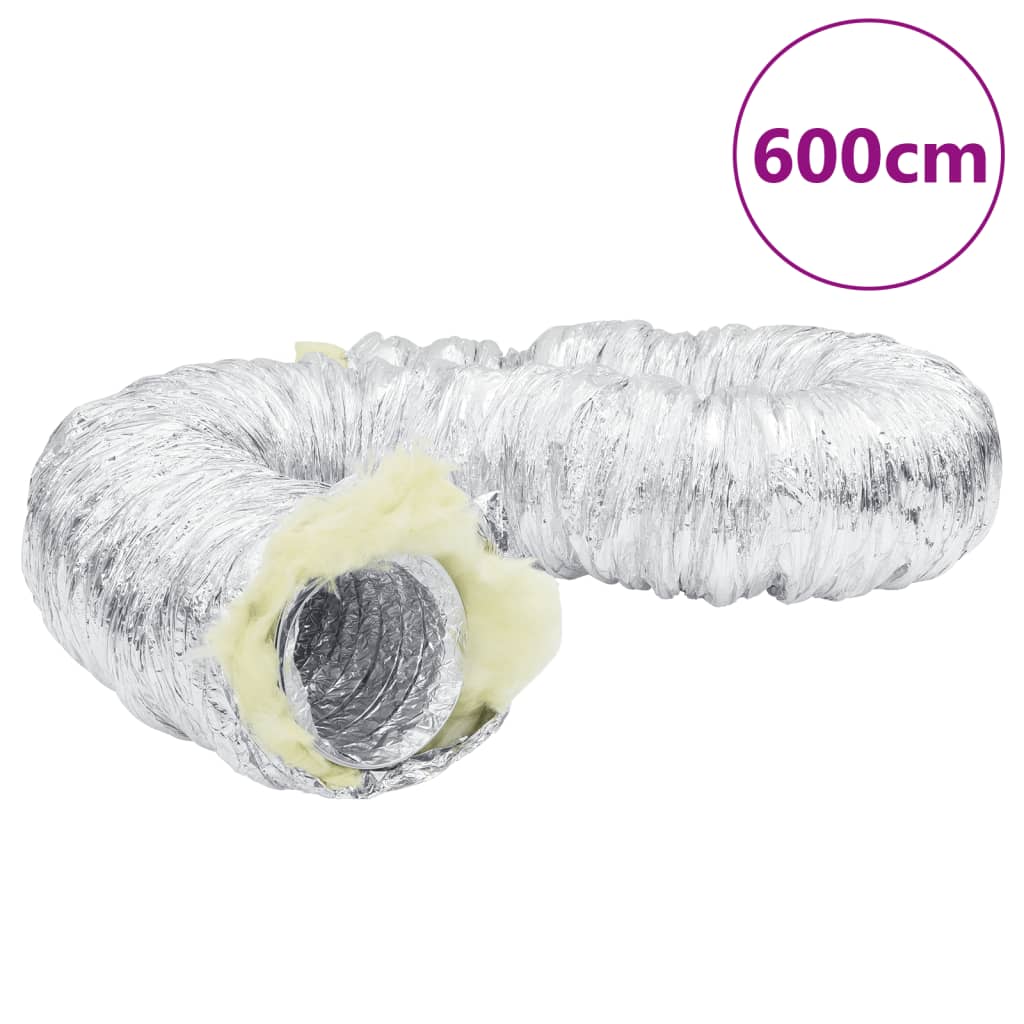 vidaXL Conducto de ventilación aislado aluminio 6 m Ø10 cm