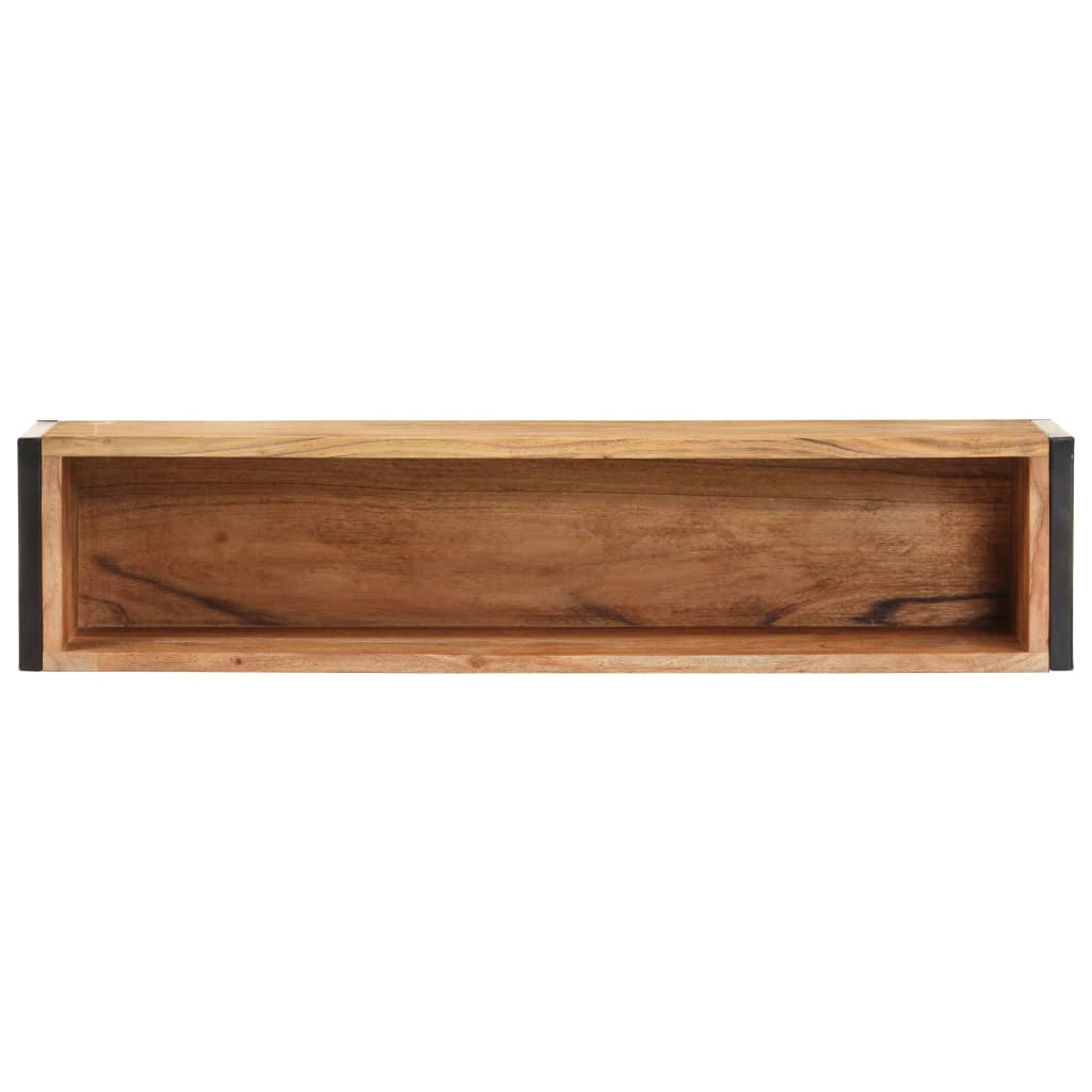 vidaXL Jardinera de madera maciza de acacia 90x20x68 cm