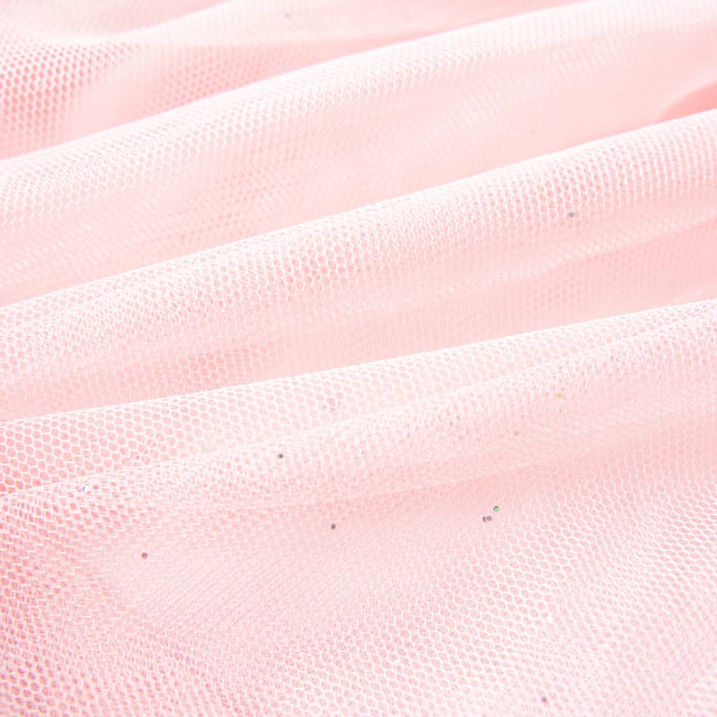 Falda infantil con tul rosa claro 140