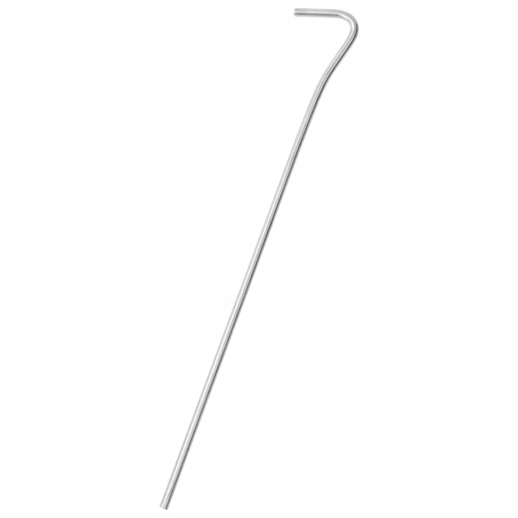 vidaXL Clavijas para tienda 25 uds acero galvanizado 23 cm Ø4 mm