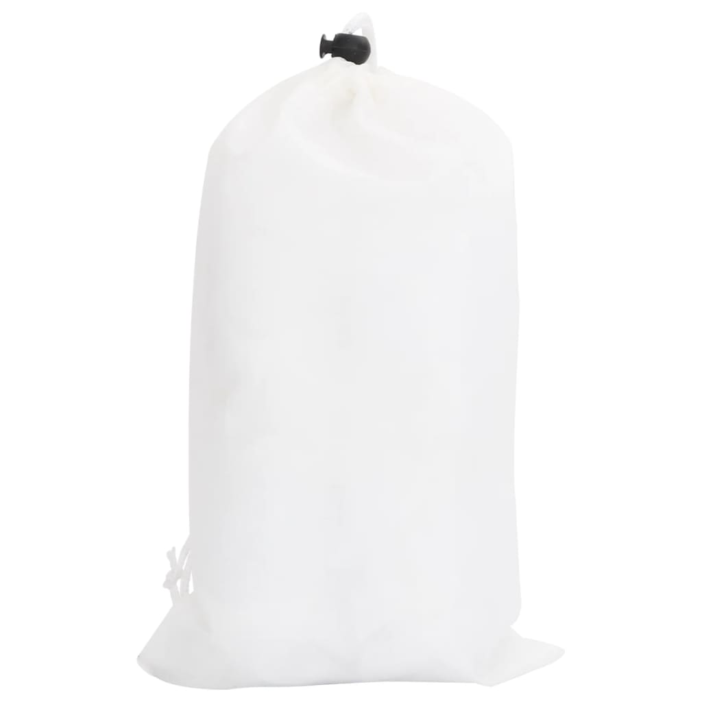 vidaXL Red de camuflaje con bolsa de almacenamiento blanco 506x279 cm