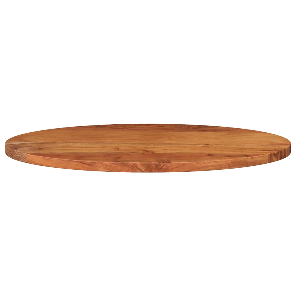 vidaXL Tablero de mesa ovalado madera maciza de acacia 90x40x2,5 cm