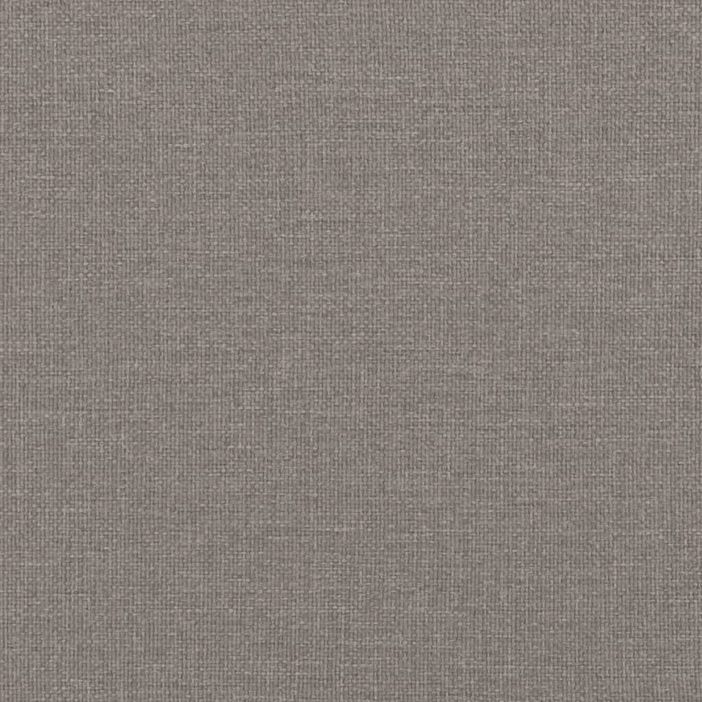 vidaXL Sofá de 3 plazas de tela gris taupe 180 cm