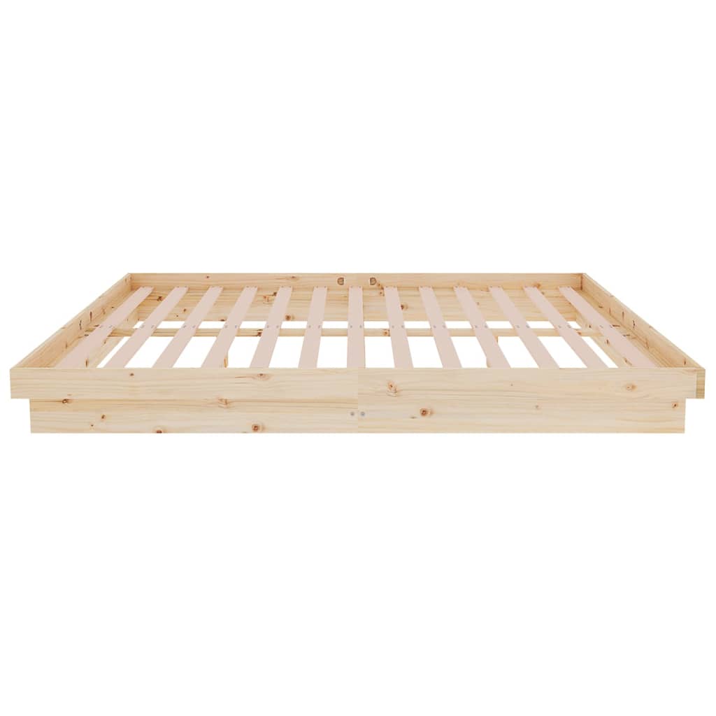 vidaXL Estructura de cama madera maciza 150x200 cm