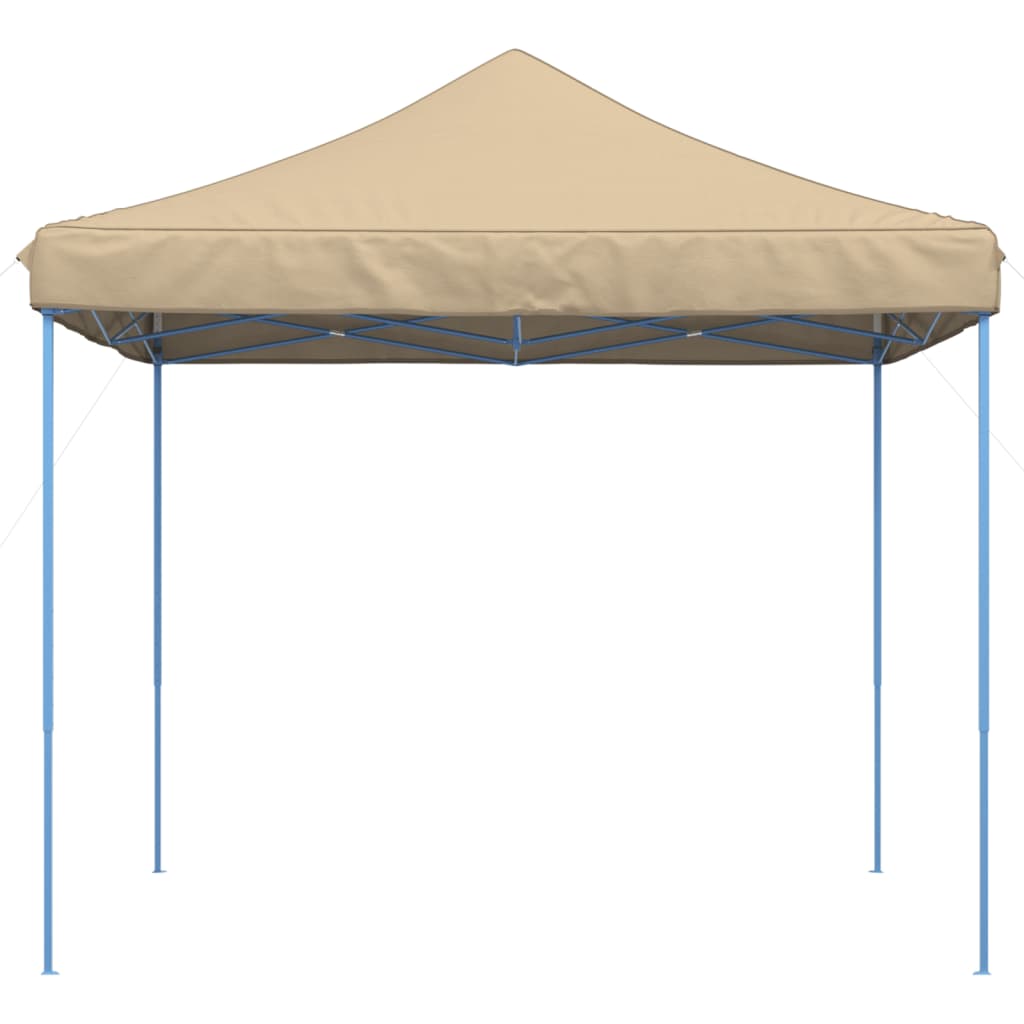 vidaXL Tienda de fiesta plegable Pop-Up beige 292x292x315 cm