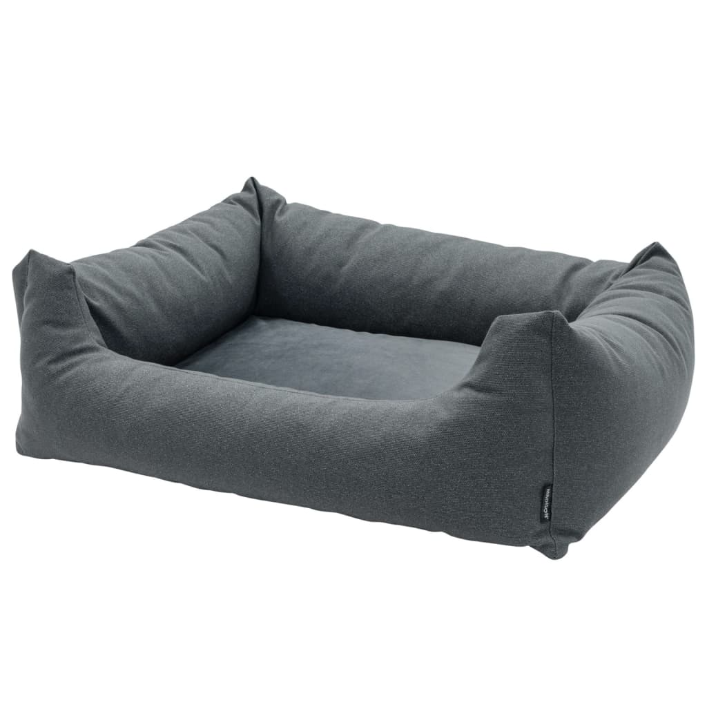 Madison Cama de exterior para perros Manchester gris 100x80x25 cm