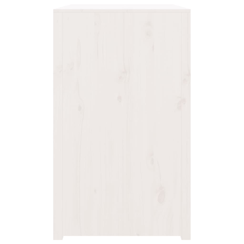 vidaXL Mueble de cocina exterior madera maciza pino blanco 106x55x92cm