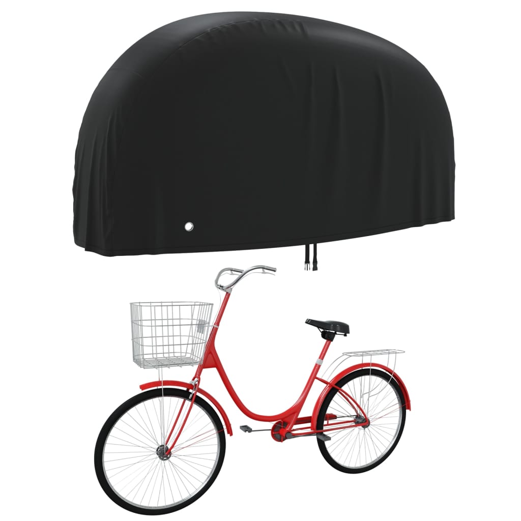 vidaXL Cubierta para bicicleta Oxford 190T negro 200x85x110 cm