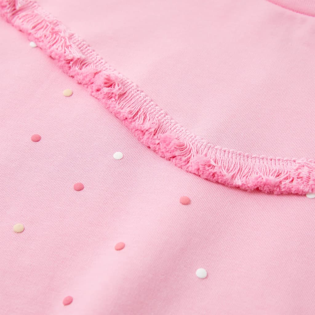 Sudadera infantil rosa 128