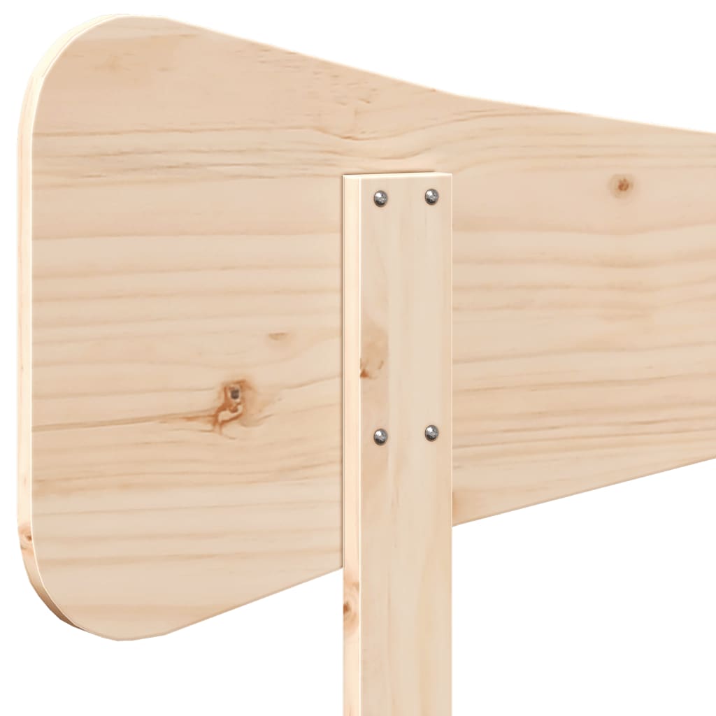vidaXL Cabecero de madera maciza de pino 135 cm