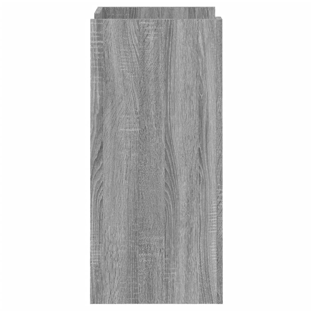 vidaXL Aparador madera de ingeniería gris Sonoma 45x35x75 cm