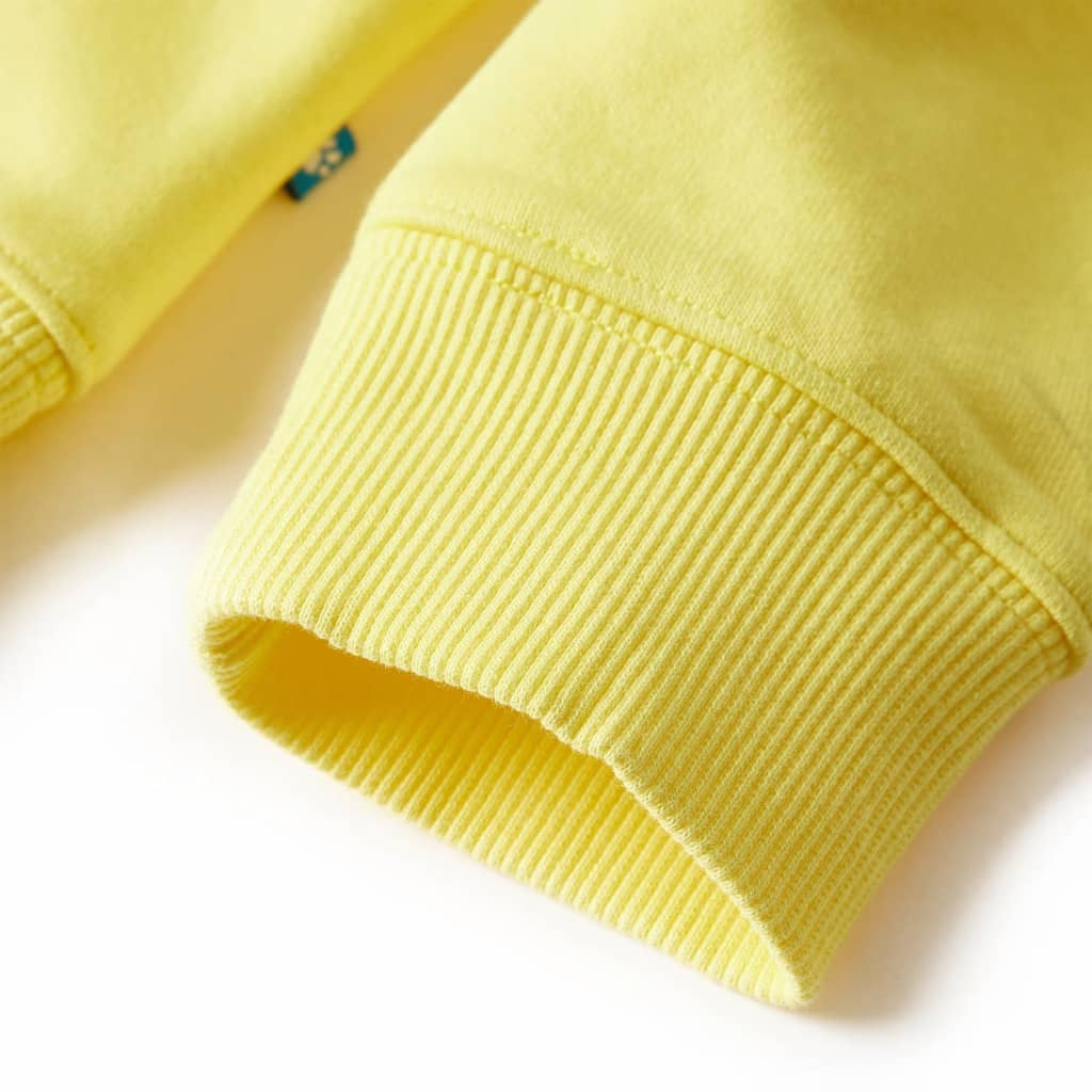 Sudadera infantil amarillo claro 128