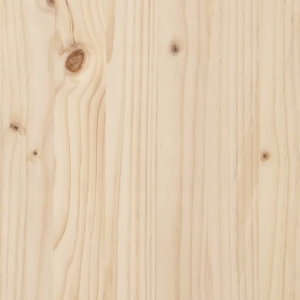 vidaXL Botellero madera maciza de pino 61,5x30x42 cm