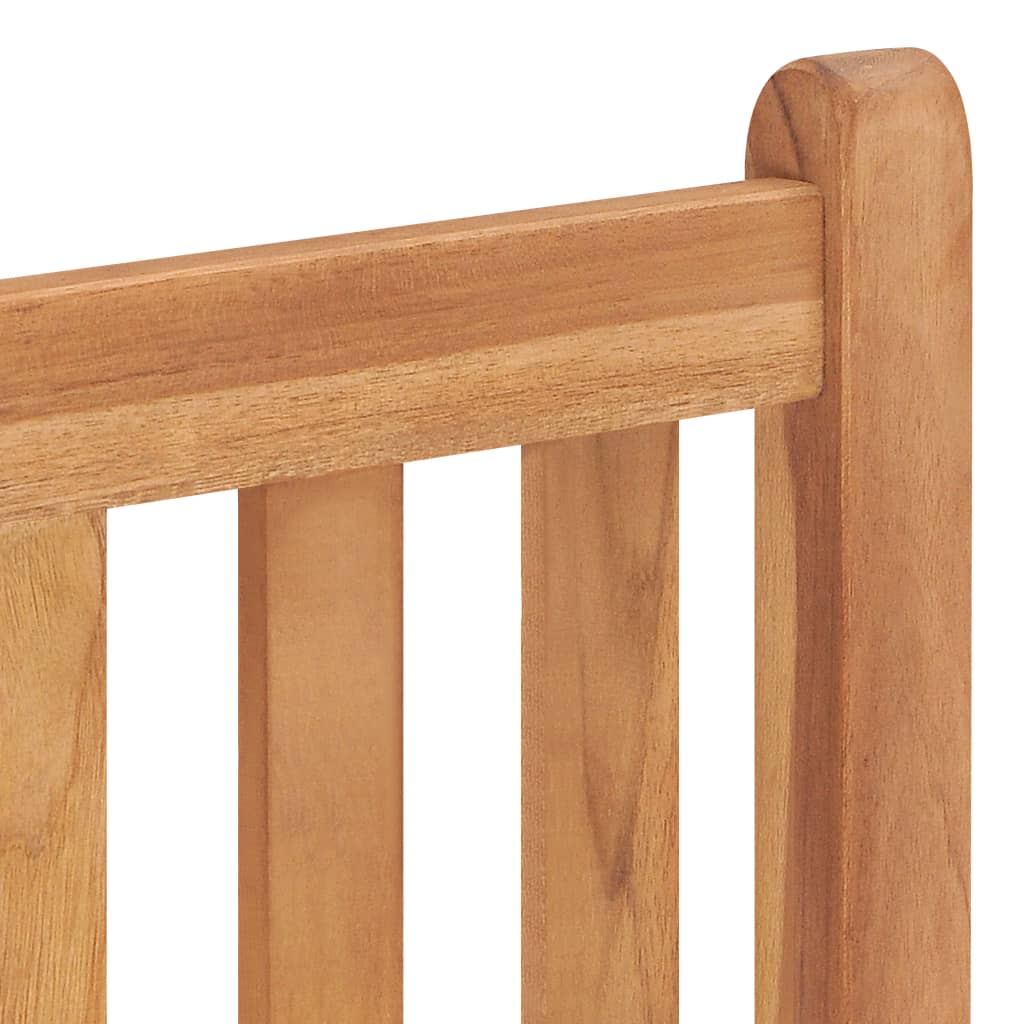 vidaXL Juego de comedor de jardín 7 piezas madera maciza de teca