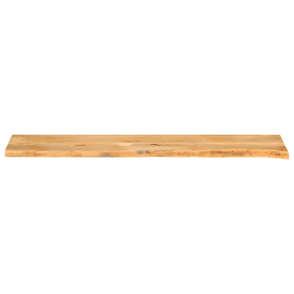 vidaXL Tablero de mesa borde natural madera maciza mango 140x40x3,8 cm