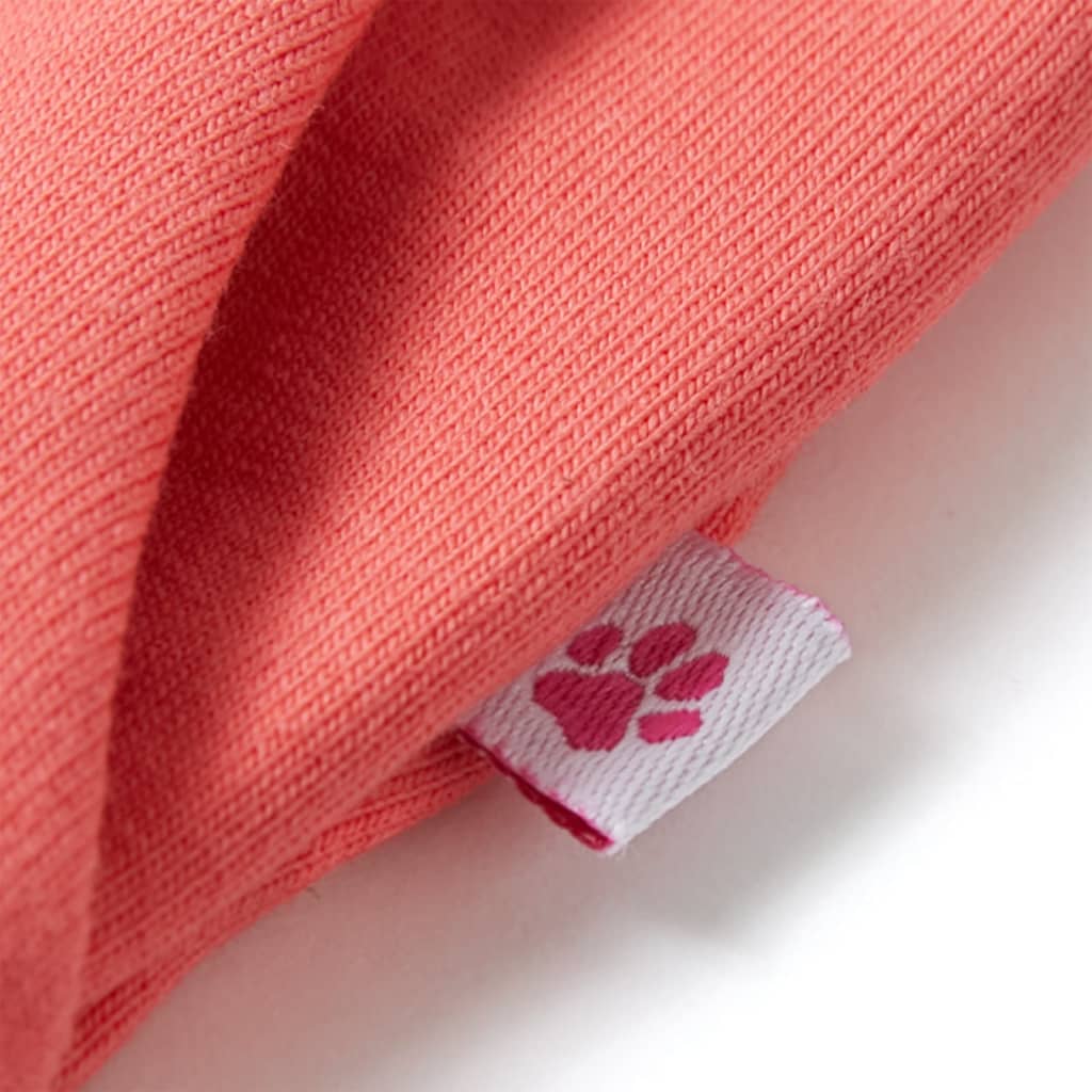 Pantalón infantil con perneras anchas coral 116