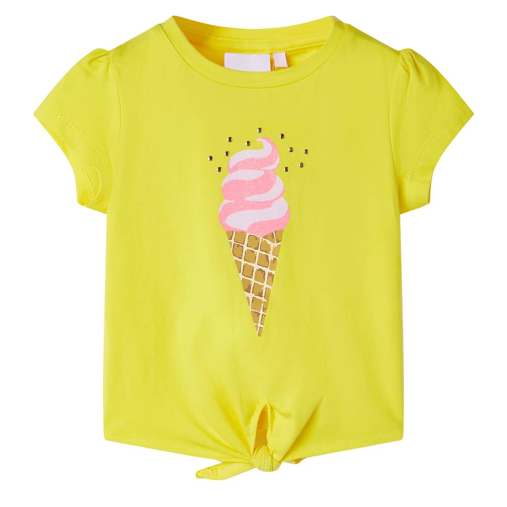 Camiseta infantil amarillo 140