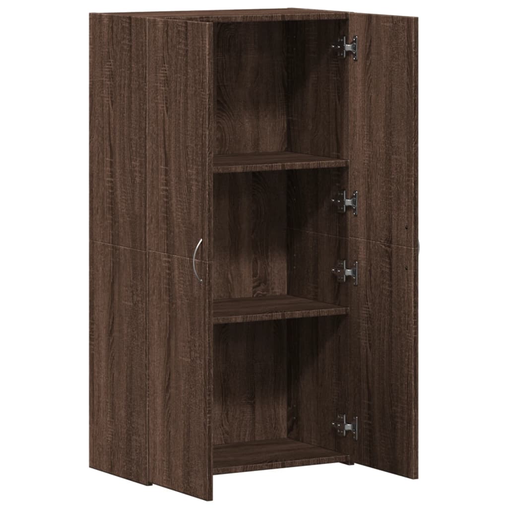 vidaXL Armario archivador madera ingeniería roble marrón 60x32x115 cm