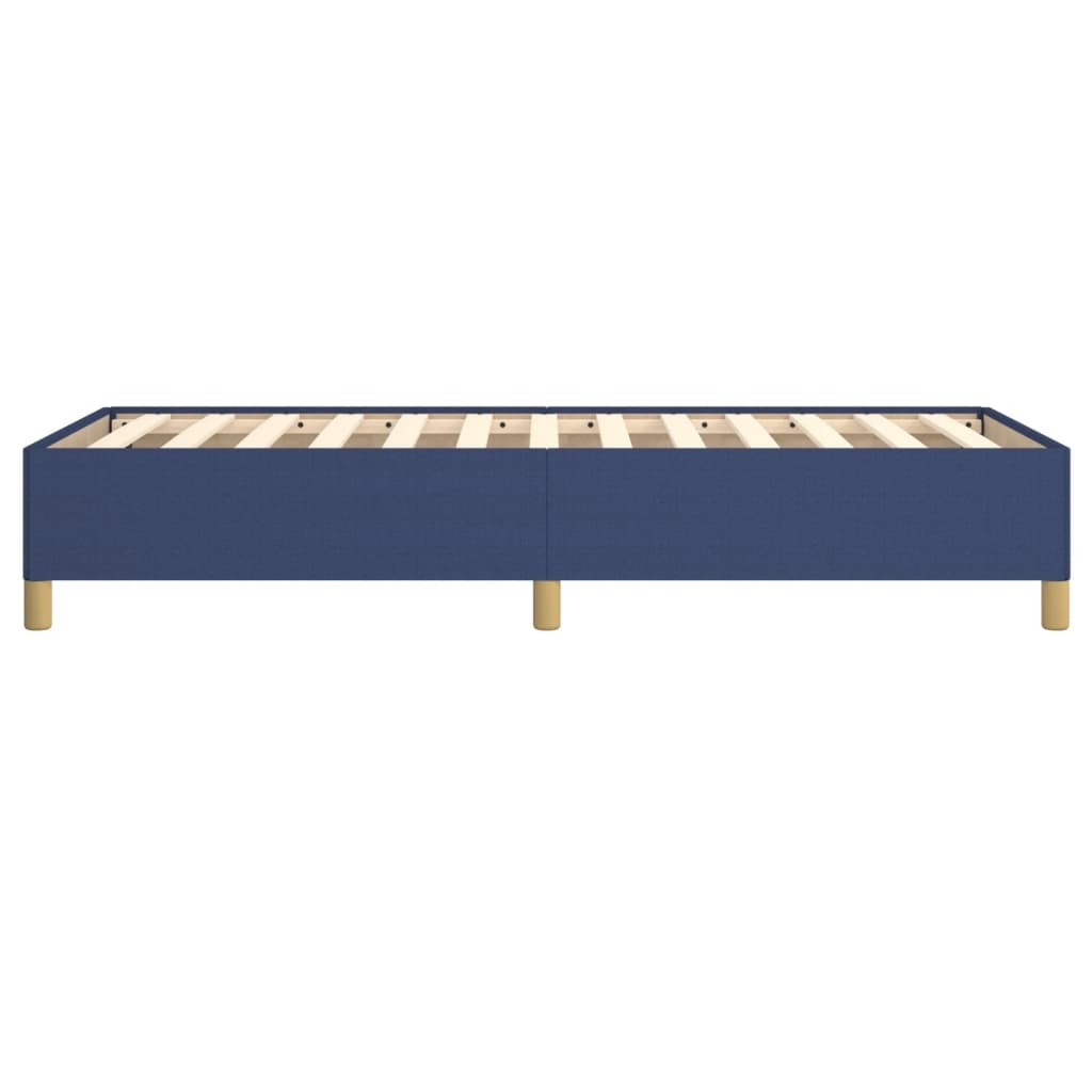 vidaXL Estructura de cama sin colchón tela azul 90x200 cm