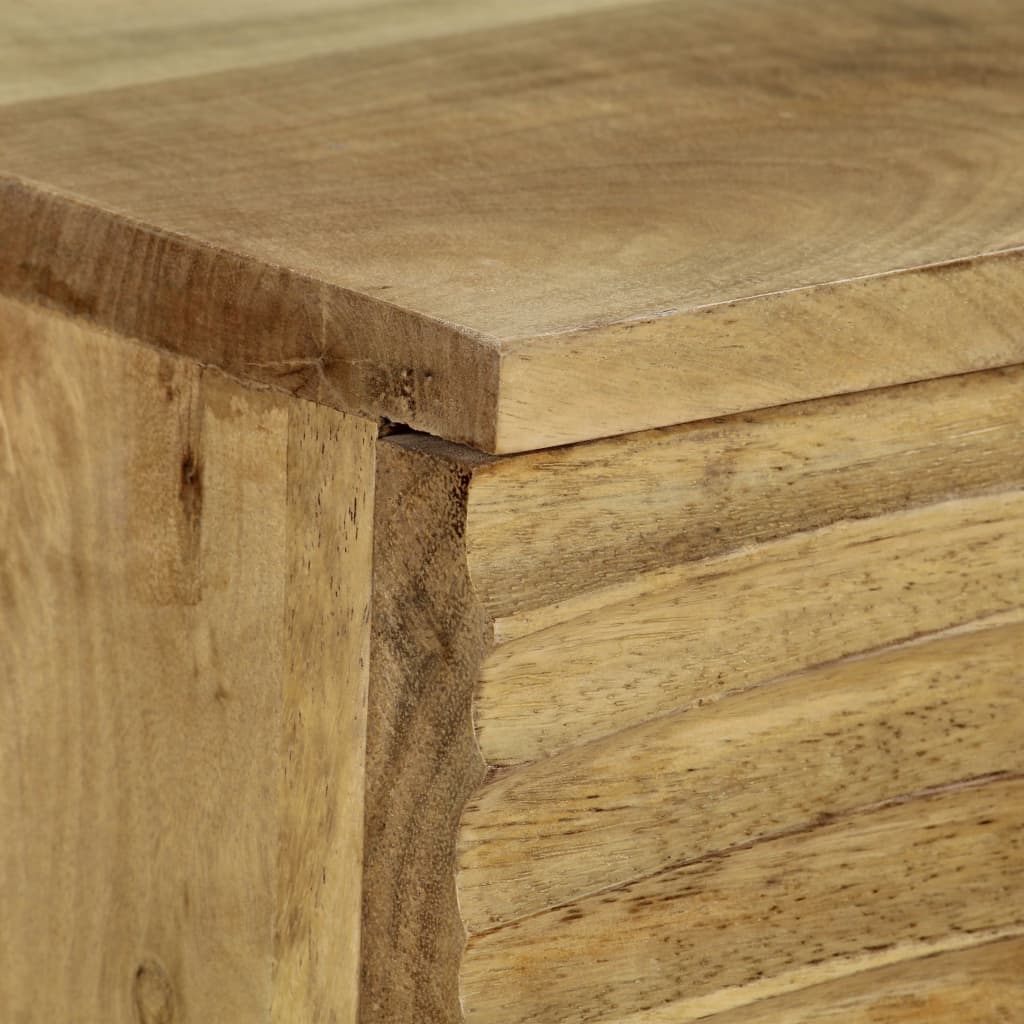 vidaXL Aparador de madera maciza de mango 60x35x75 cm