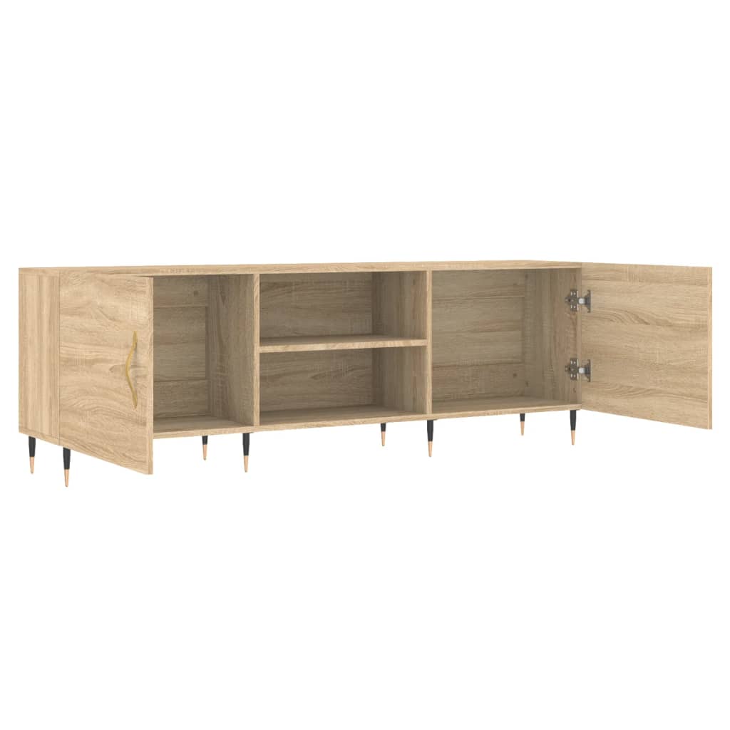 vidaXL Mueble para TV madera de ingeniería roble Sonoma 150x30x50 cm