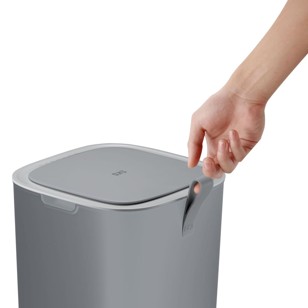 EKO Cubo de basura con sensor Morandi 30 L blanco