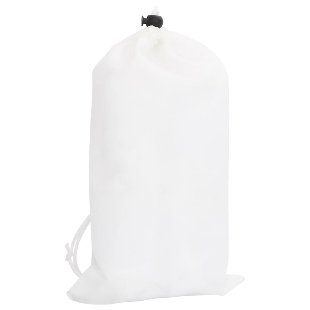 vidaXL Red de camuflaje con bolsa de almacenamiento blanco 506x279 cm