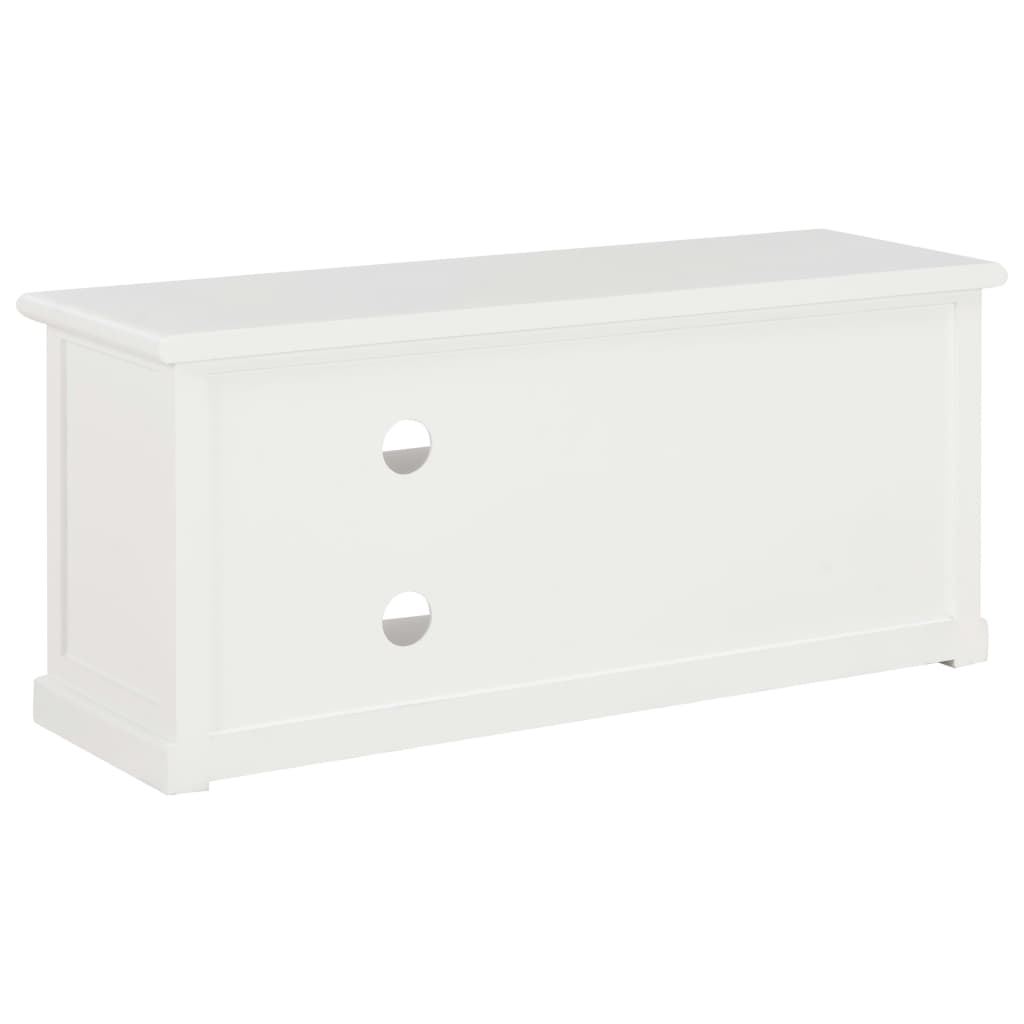 vidaXL Mueble para TV de madera blanco 90x30x40 cm