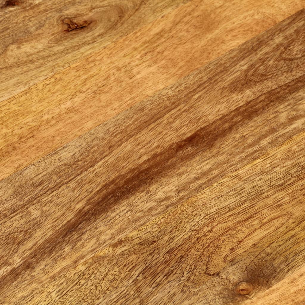 vidaXL Tablero de mesa ovalado madera maciza de mango 90x40x3,8 cm