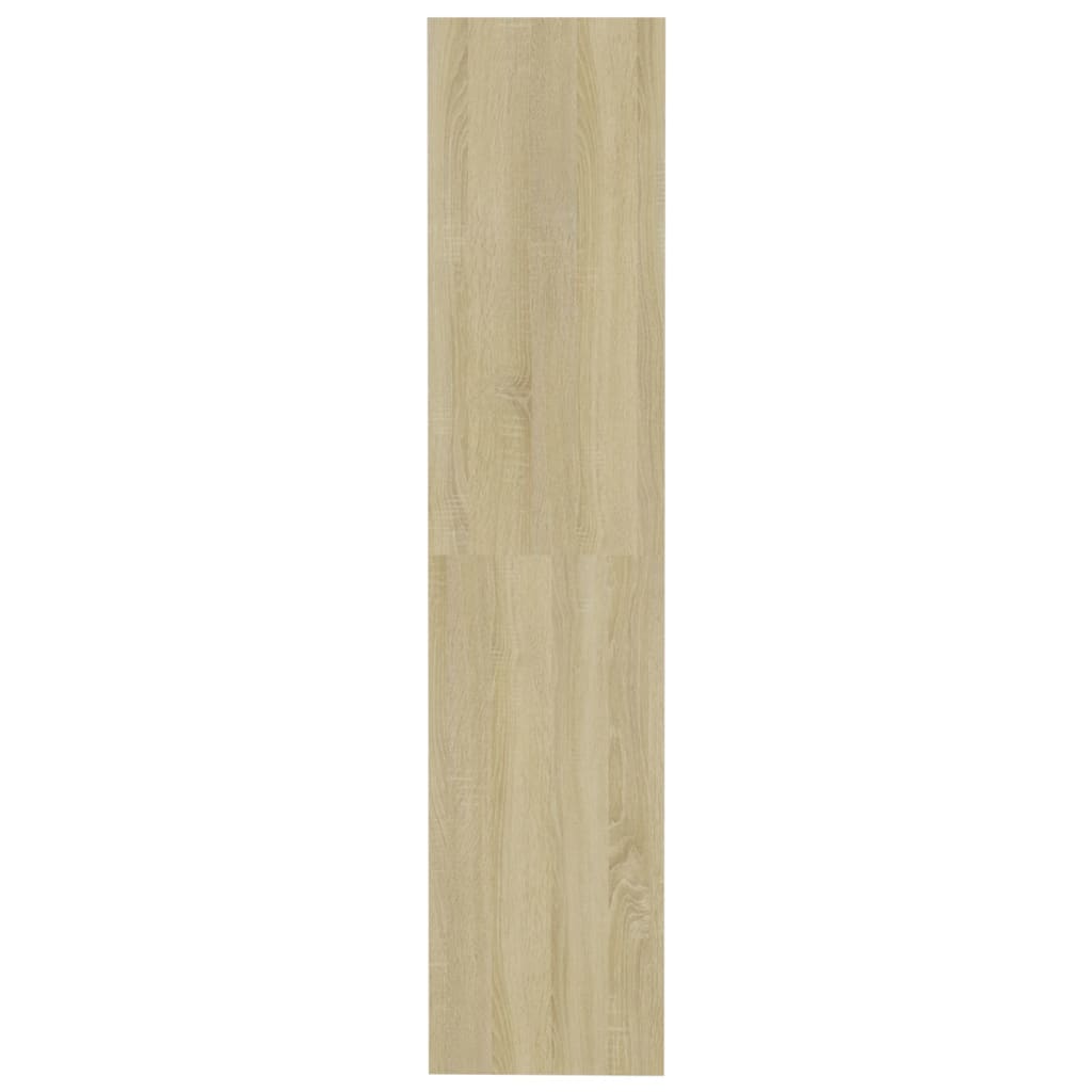 vidaXL Estantería/divisor madera ingeniería roble Sonoma 80x30x135 cm