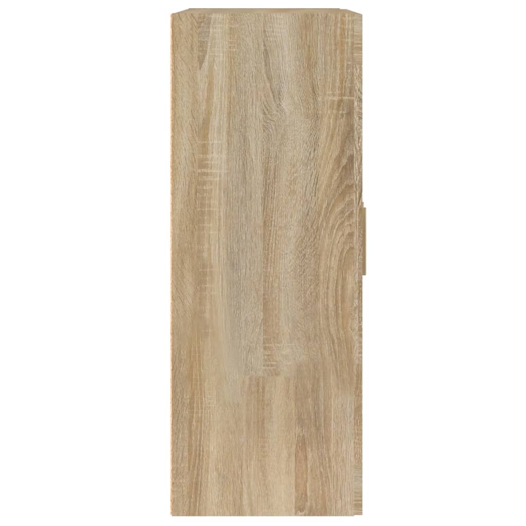 vidaXL Armario de pared madera ingeniería roble Sonoma 69,5x32,5x90 cm