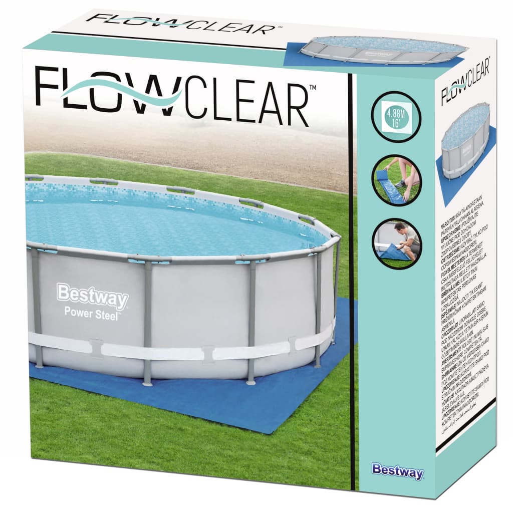 Bestway Lona para suelo de piscina Flowclear 488x488 cm